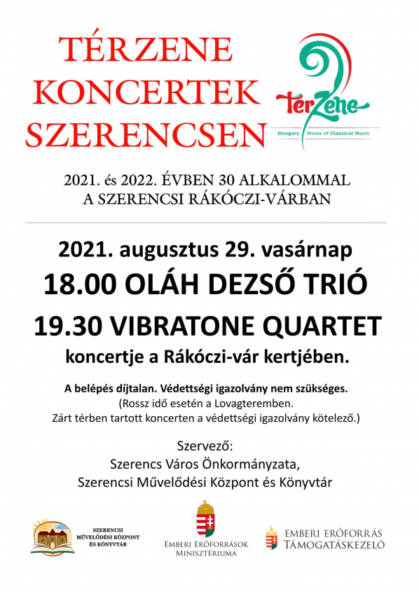 Oláh Dezső Trió és Vibratone Quartett koncert