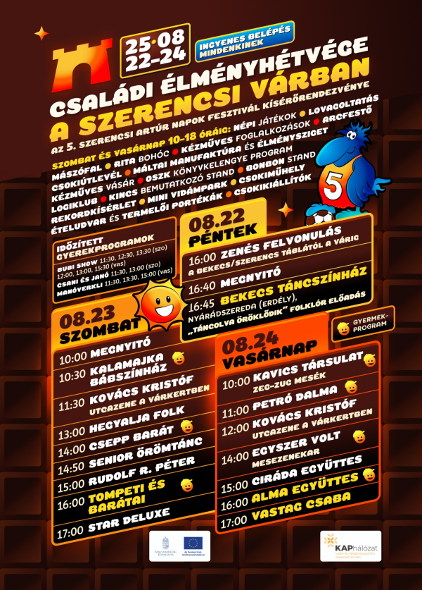 Artúr Napok Családi Élményhétvége