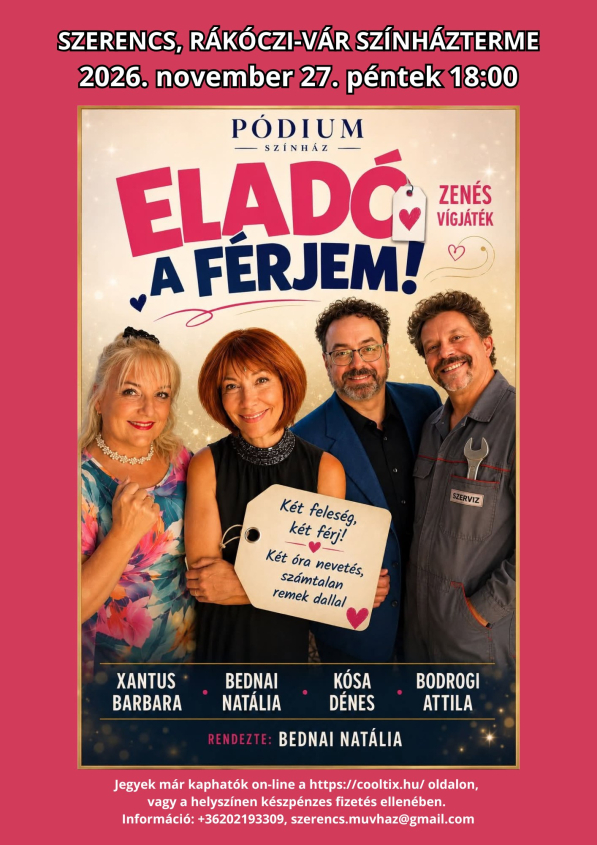 Pódium színház: Eladó a férjem!?