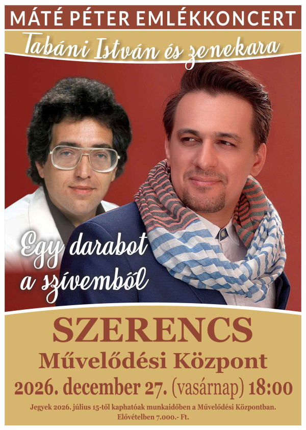 Máté Péter emlékest Tabáni Istvánnal