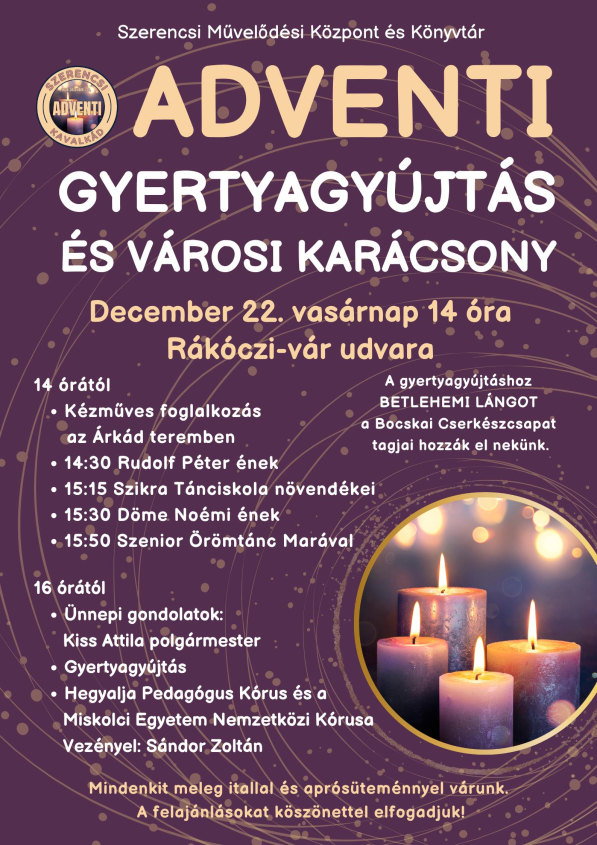 Adventi gyertyagyújtás