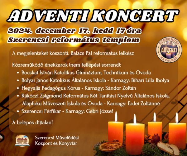 Adventi koncert a református templomban