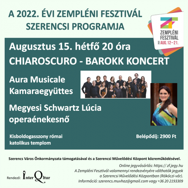 Chiaroscuro - Barokk koncert - Zempléni Fesztivál 2022
