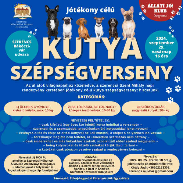 Kutya Szépségverseny - 2024