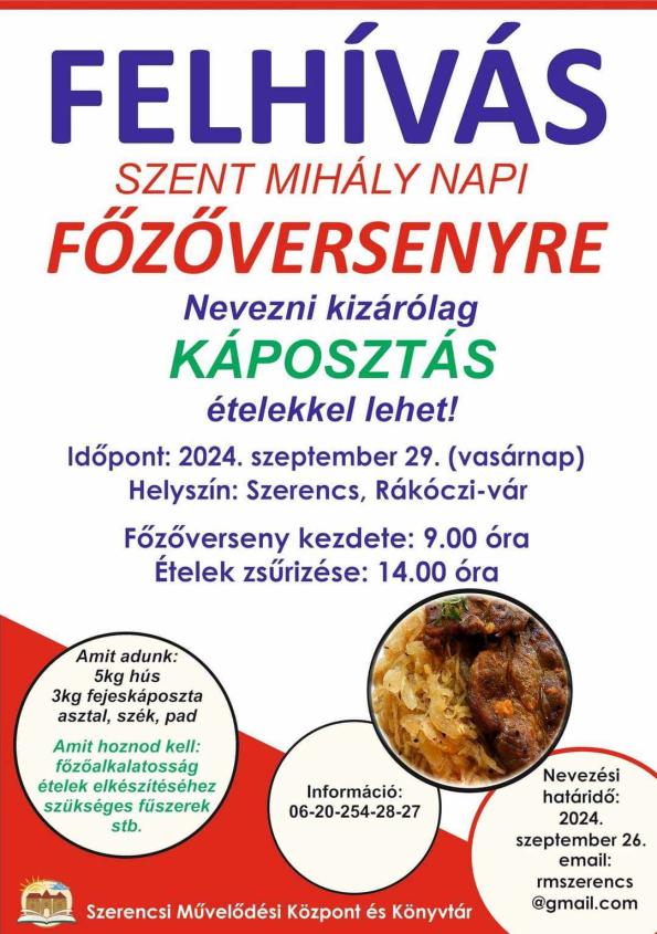 Szent Mihály napi főzőverseny